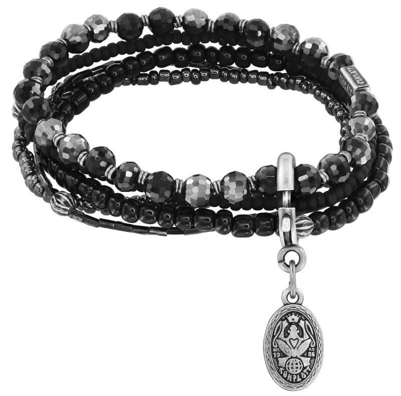 Konplott Armband "Petit Glamour d´Afrique" grey