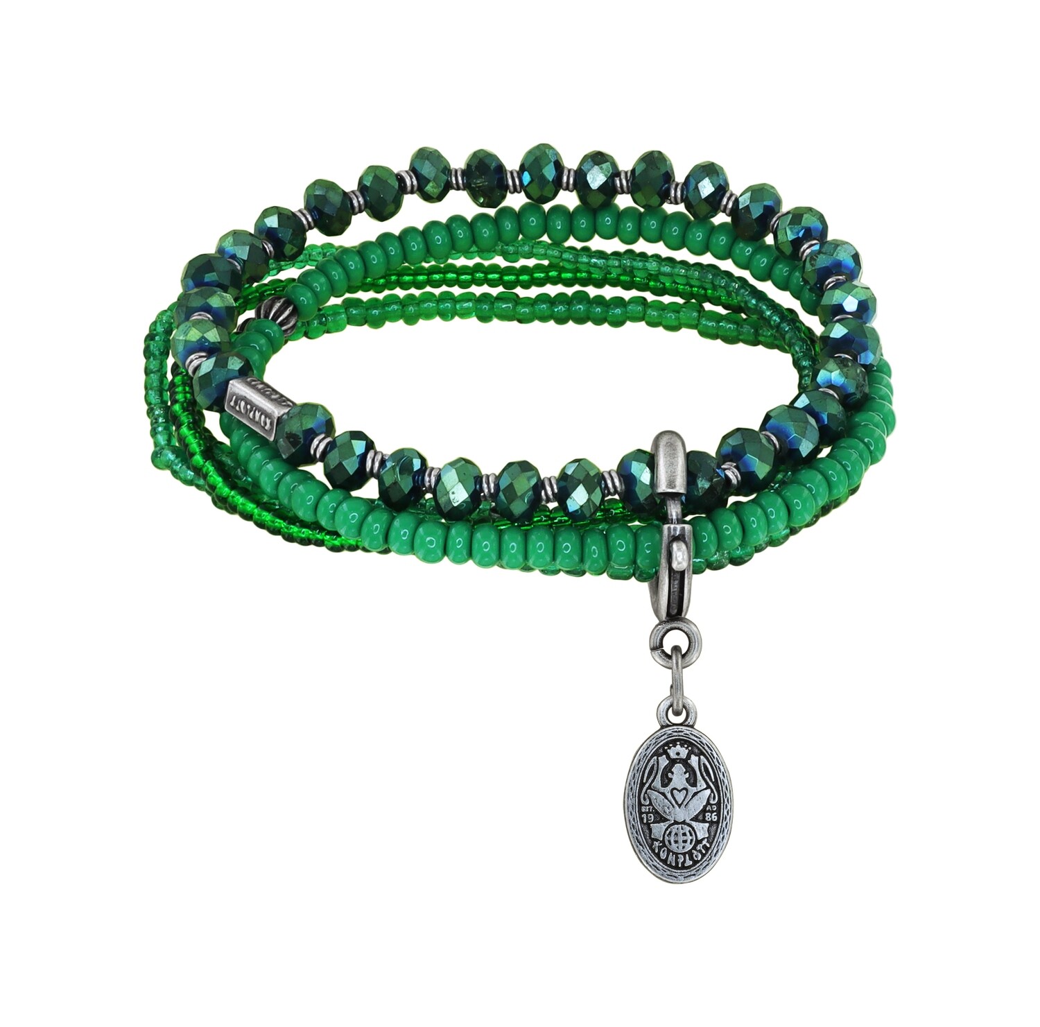 Konplott Armband "Petit Glamour d´Afrique" green