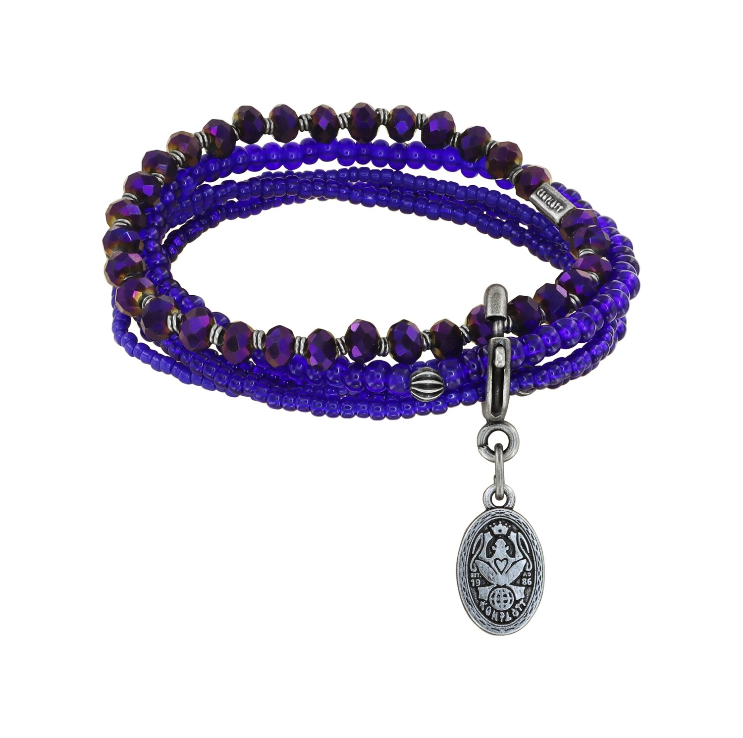 Konplott Armband "Petit Glamour d´Afrique" blue/ lila