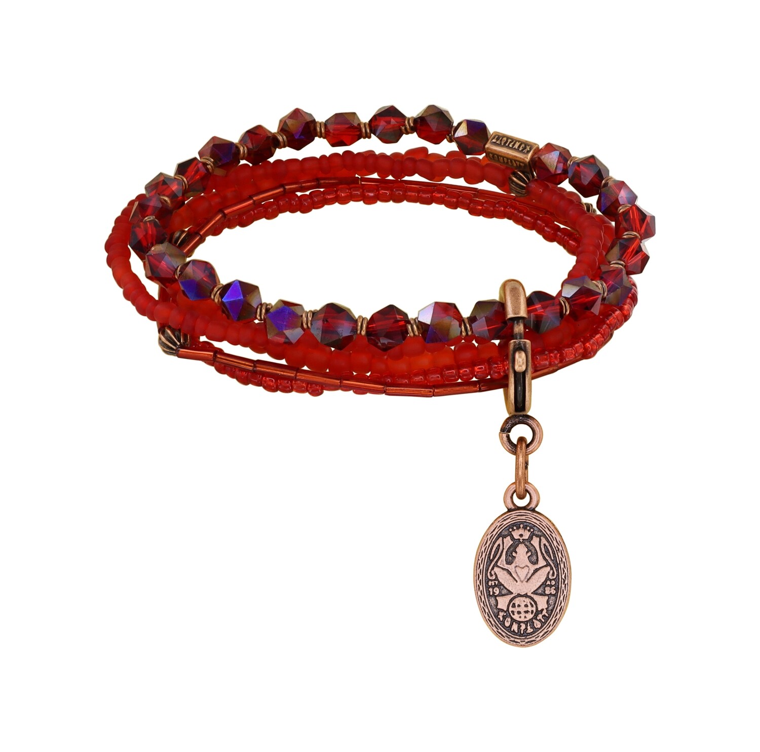 Konplott Armband "Petit Glamour d´Afrique" red