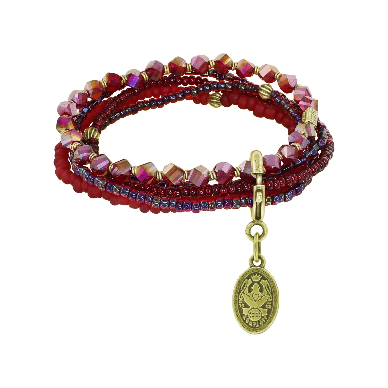 Konplott Armband "Petit Glamour d´Afrique" red