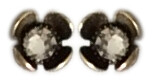 Konplott Ohrstecker "Love, Hope and Destiny" white