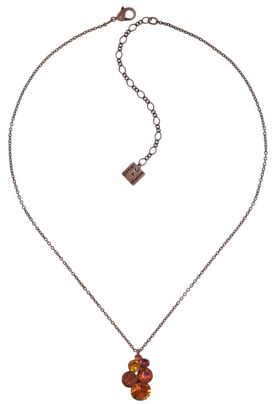 Konplott Kette mit Anhänger "Petit Glamour" pink/ orange