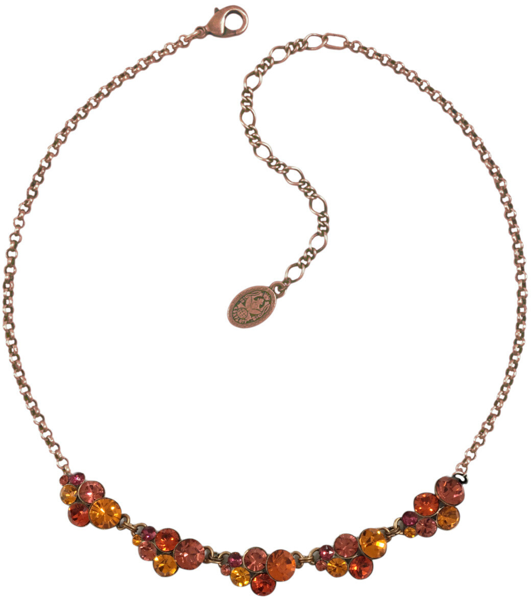 Konplott Kette "Petit Glamour" pink/ orange