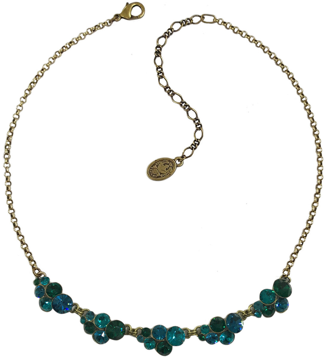 Konplott Kette "Petit Glamour" green