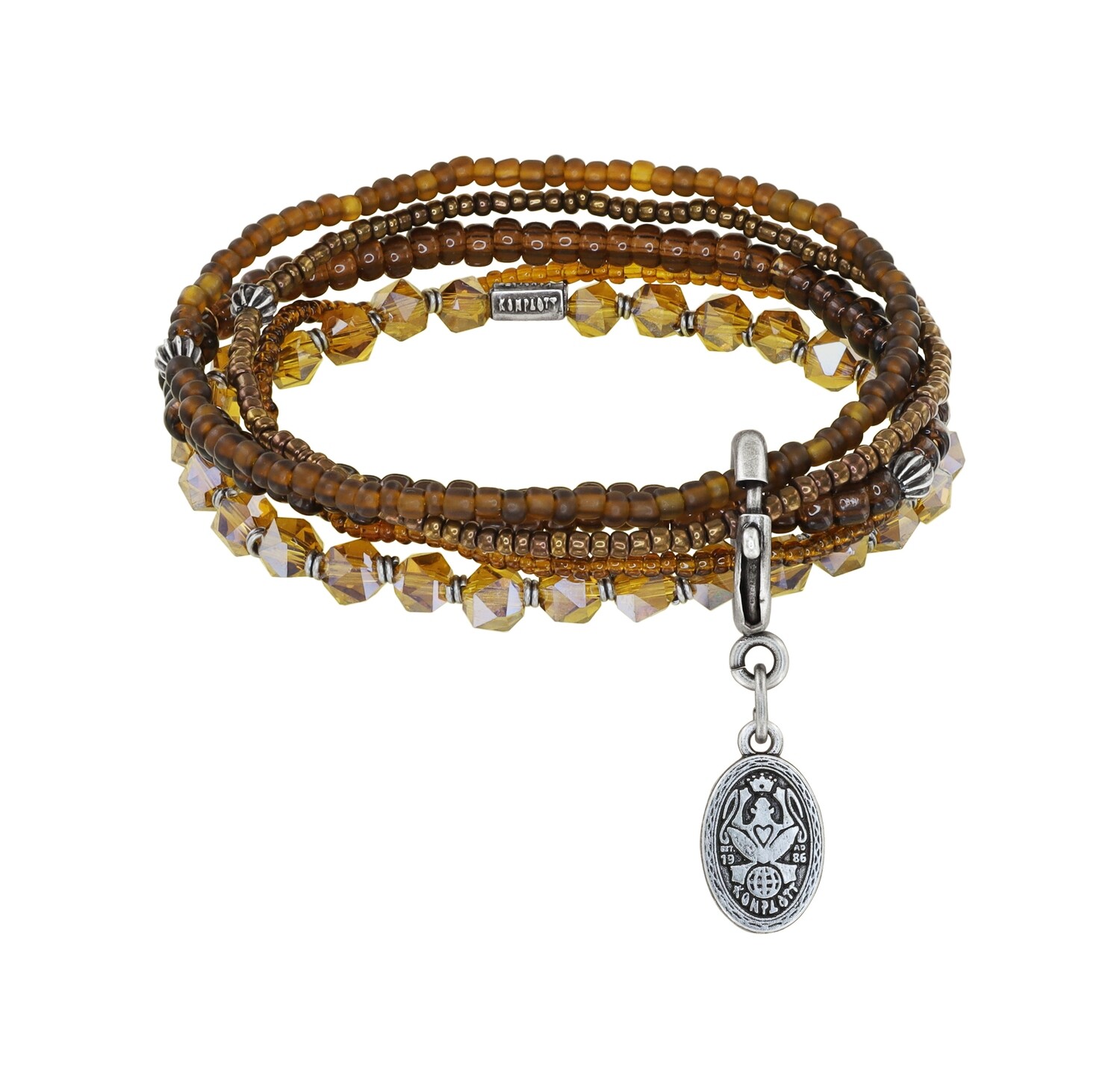 Konplott Armband "Petit Glamour d´Afrique" brown