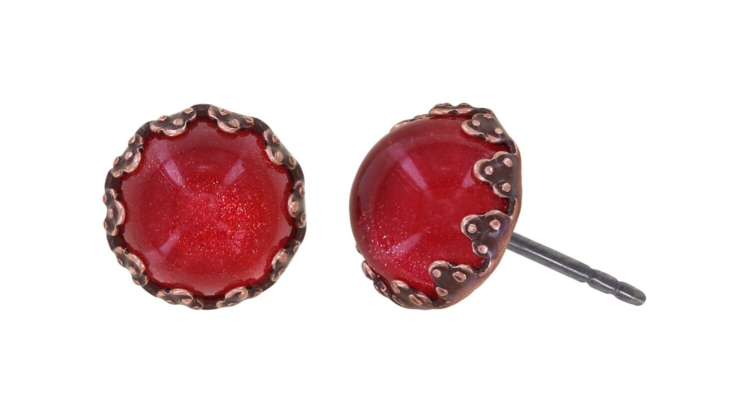 Konplott Ohrstecker "Daily Desire" red