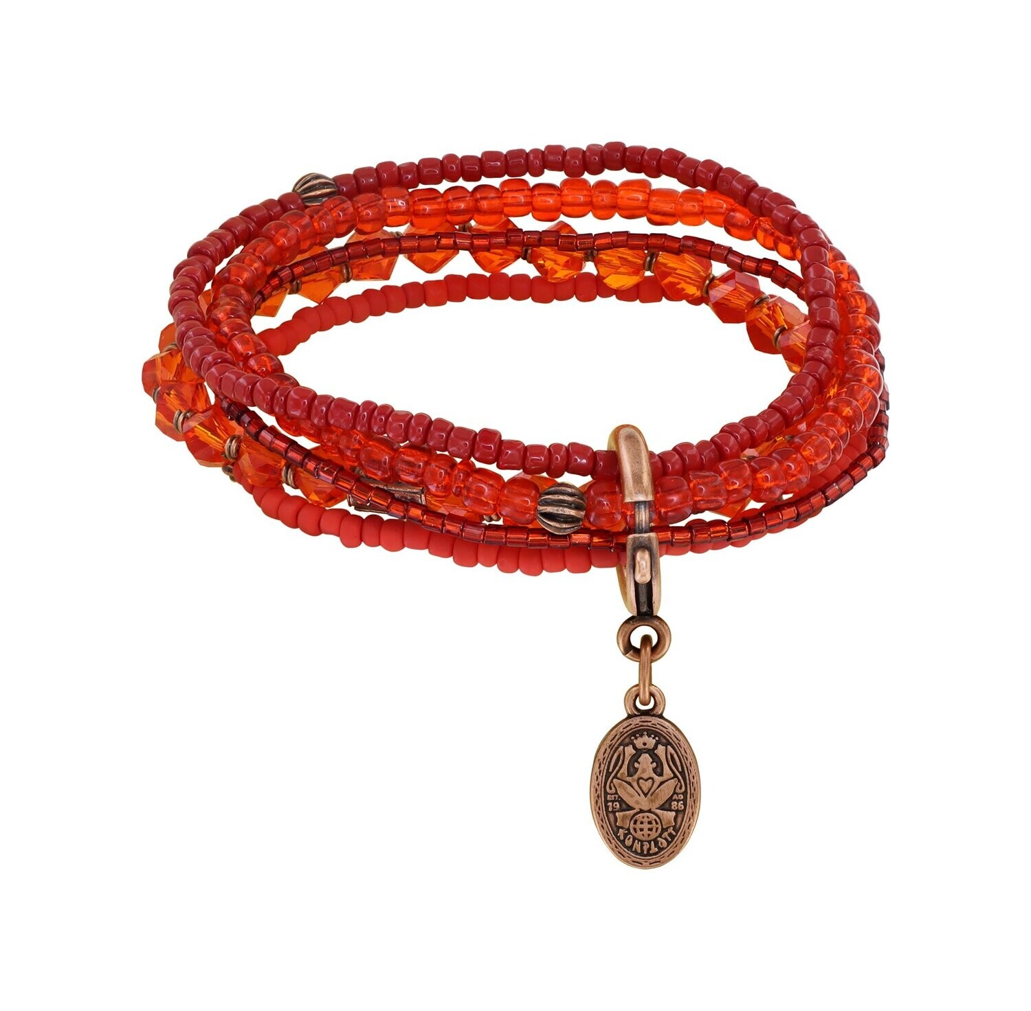 Konplott Armband "Petit Glamour d´Afrique" orange