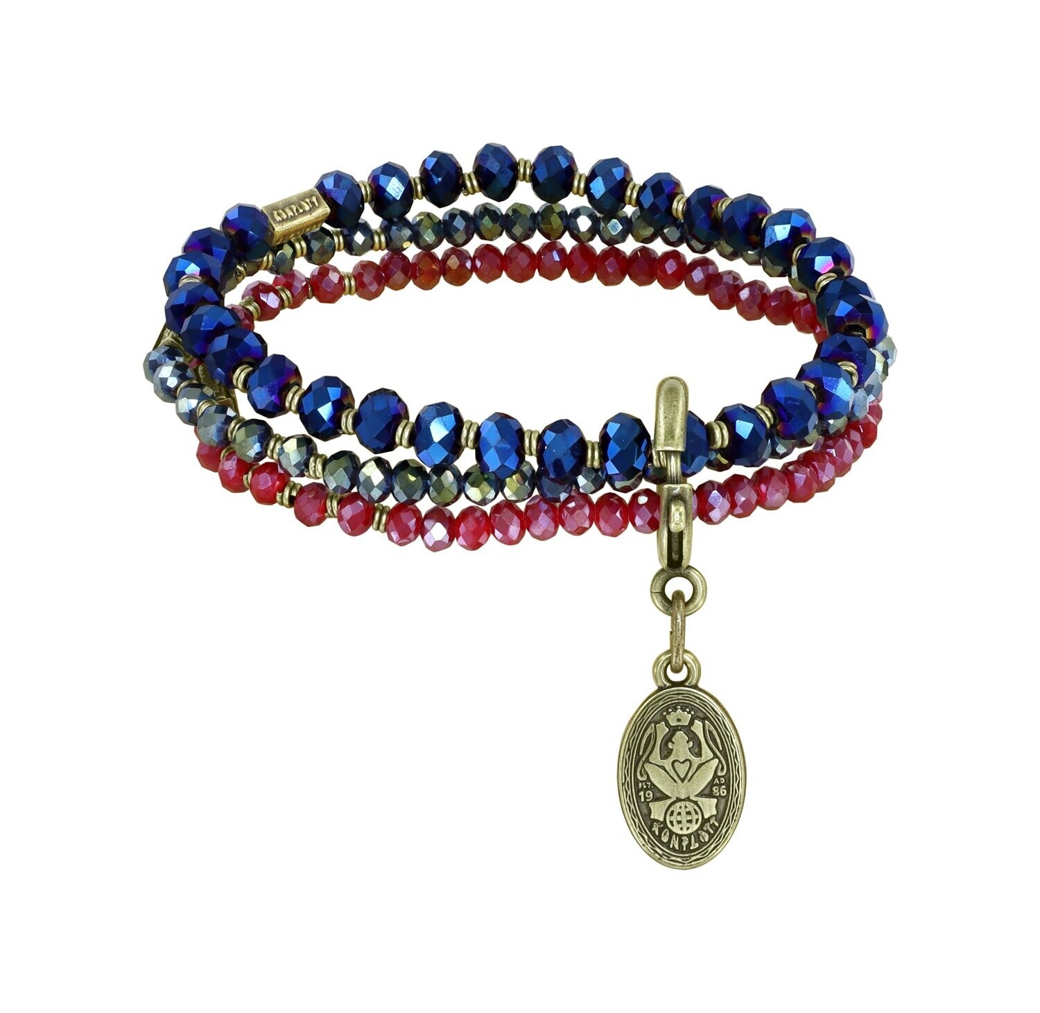 Konplott Armband "Petit Glamour d´Afrique" blue