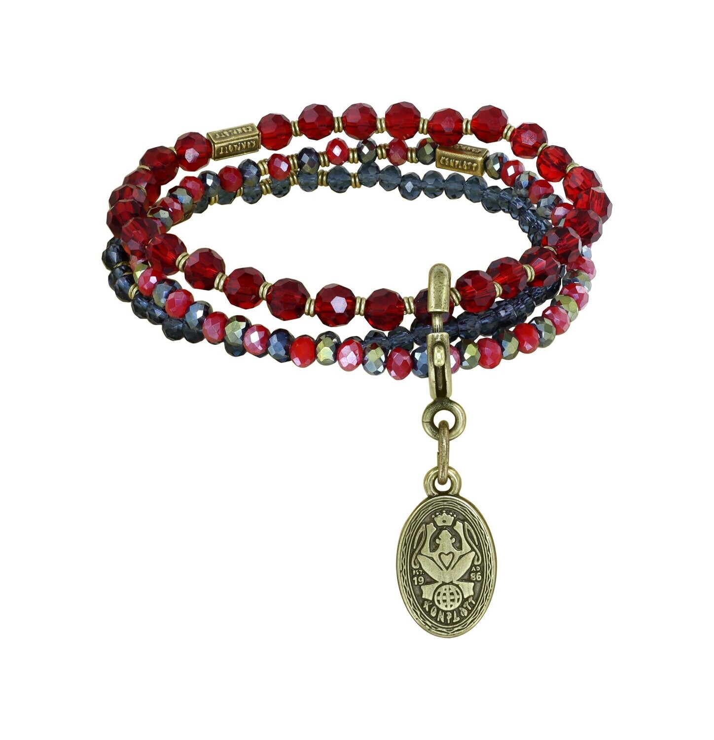 Konplott Armband "Petit Glamour d´Afrique" red