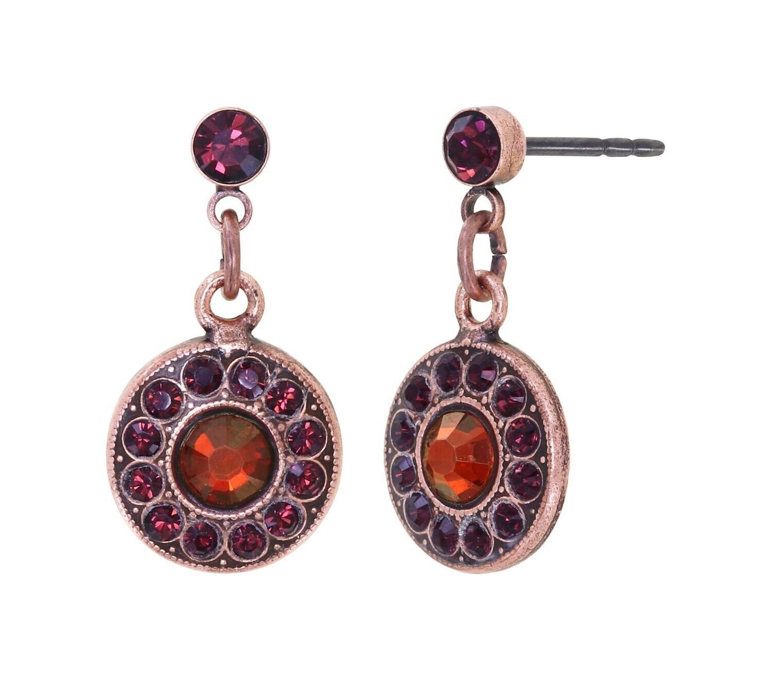 Konplott Ohrstecker baumelnd "Spell on You" red