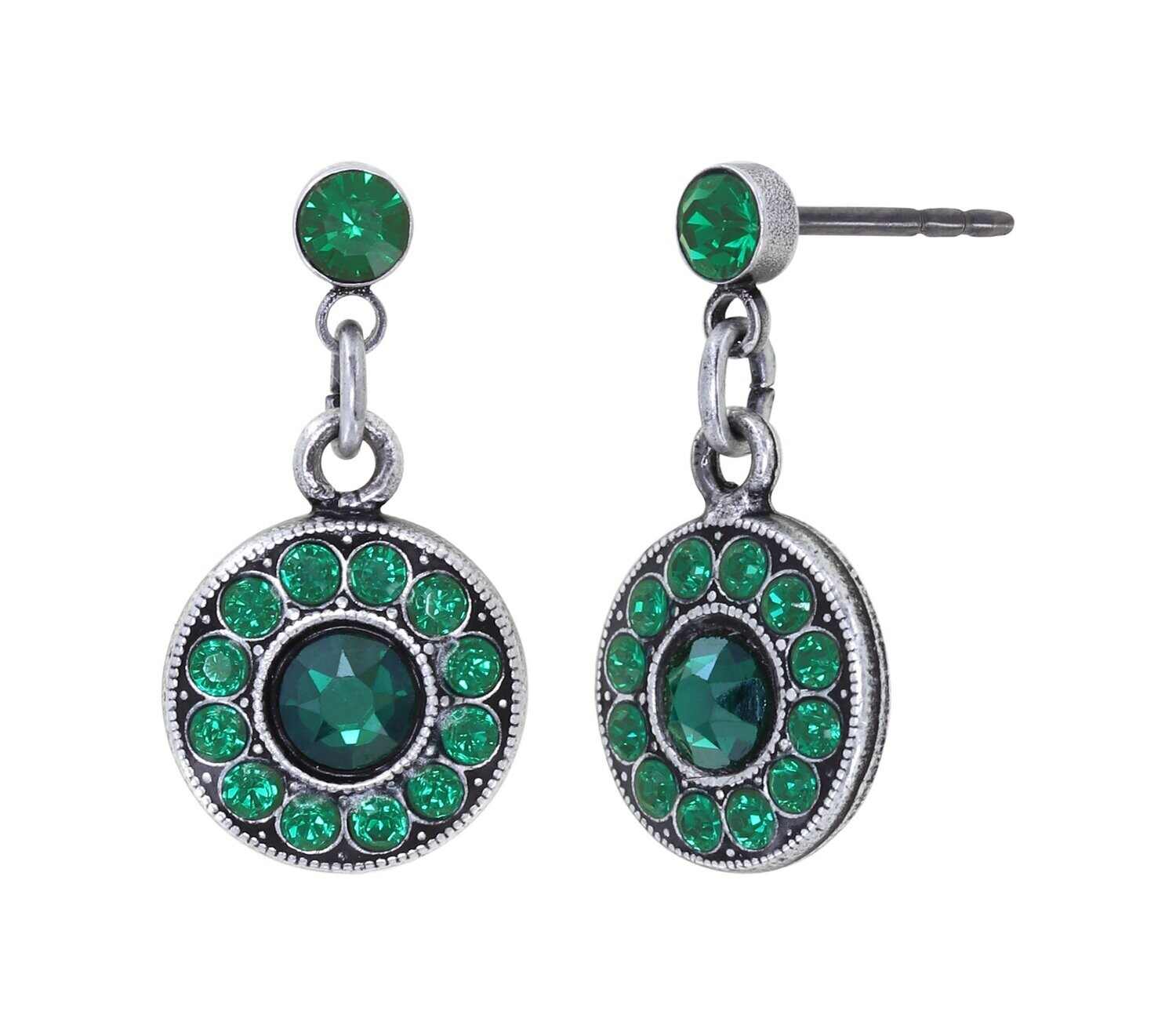 Konplott Ohrstecker baumelnd "Spell on You" green