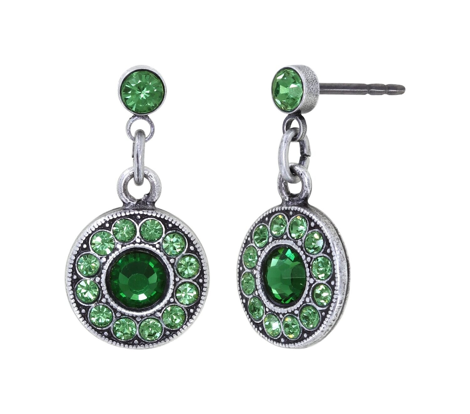 Konplott Ohrstecker baumelnd "Spell on You" green