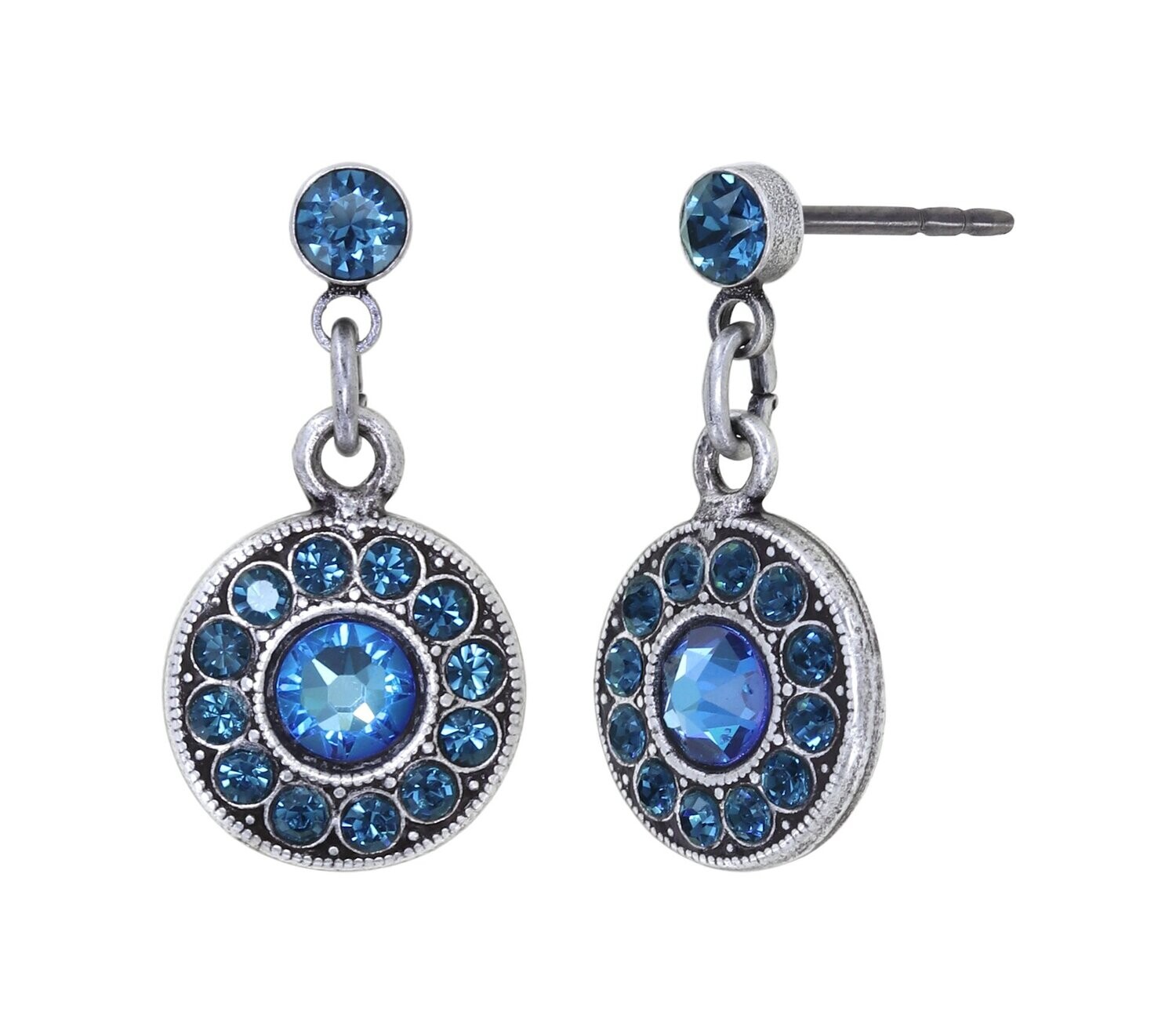 Konplott Ohrstecker baumelnd "Spell on You" blue