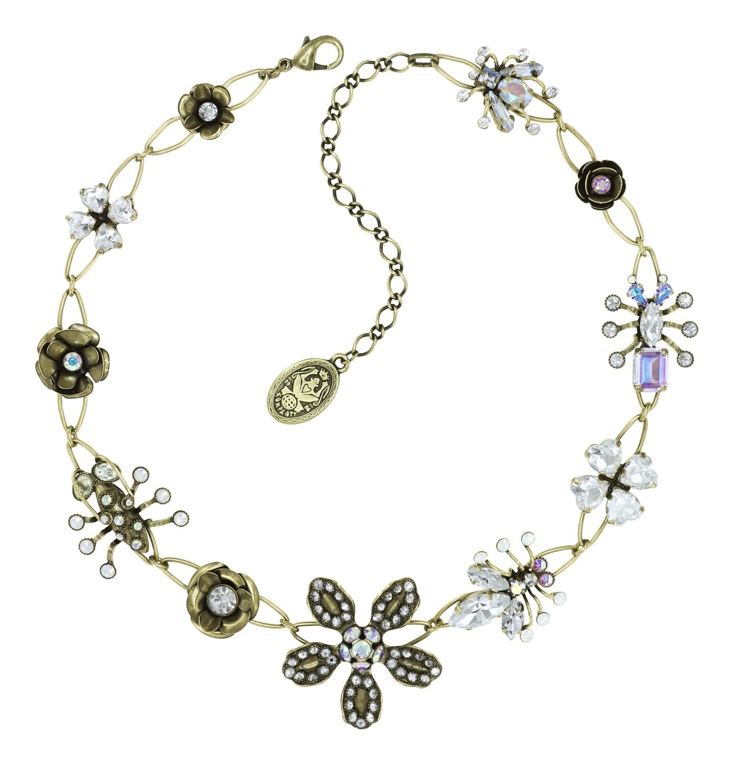 Konplott Kette "Clubbing Bugs" white