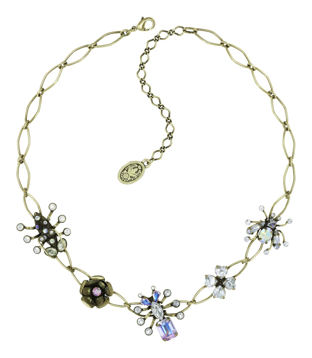Konplott Kette "Clubbing Bugs" white