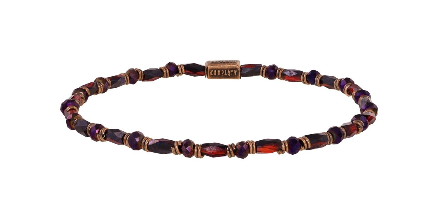 Konplott Armband "Petit Glamour d´Afrique" red/ lila