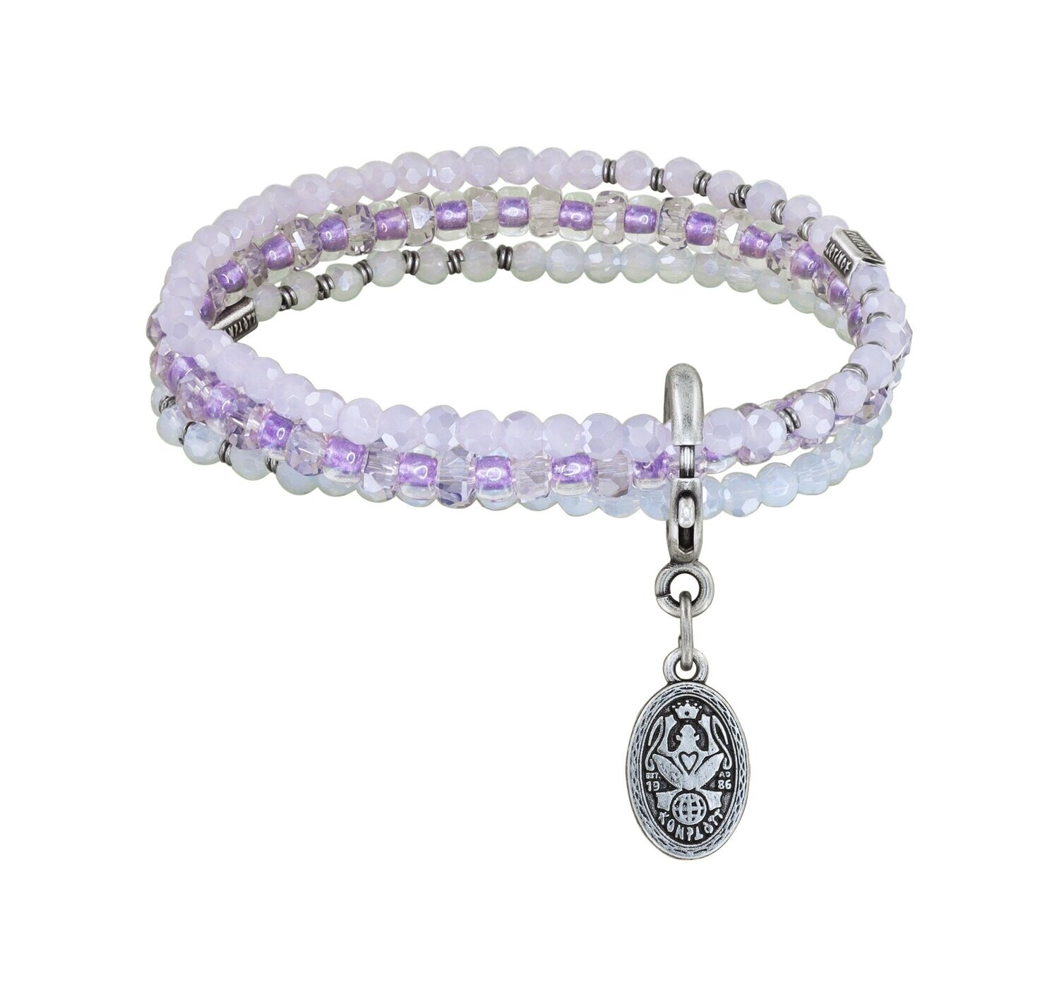 Konplott Armband "Petit Glamour d´Afrique" lila