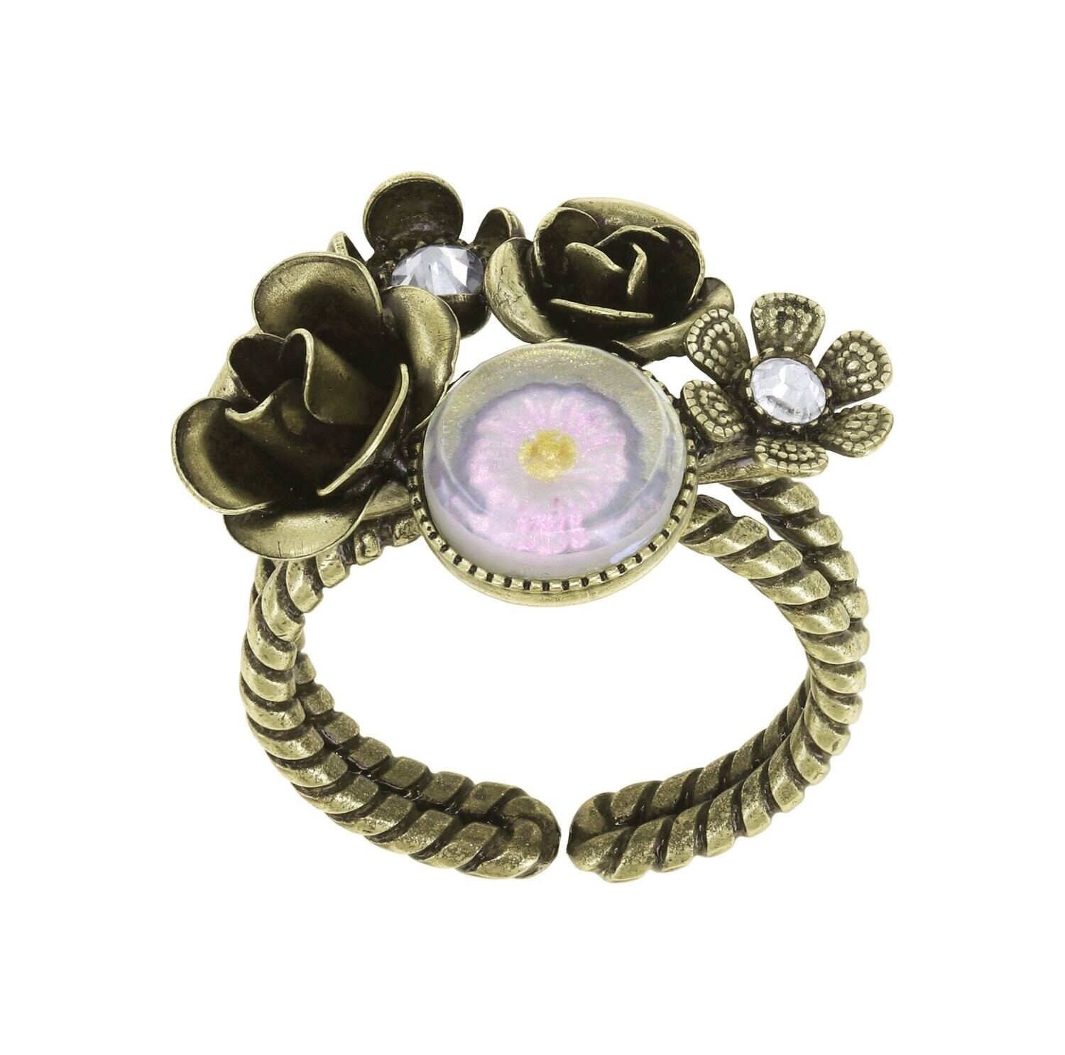 Konplott Ring "Love, Hope and Destiny" white