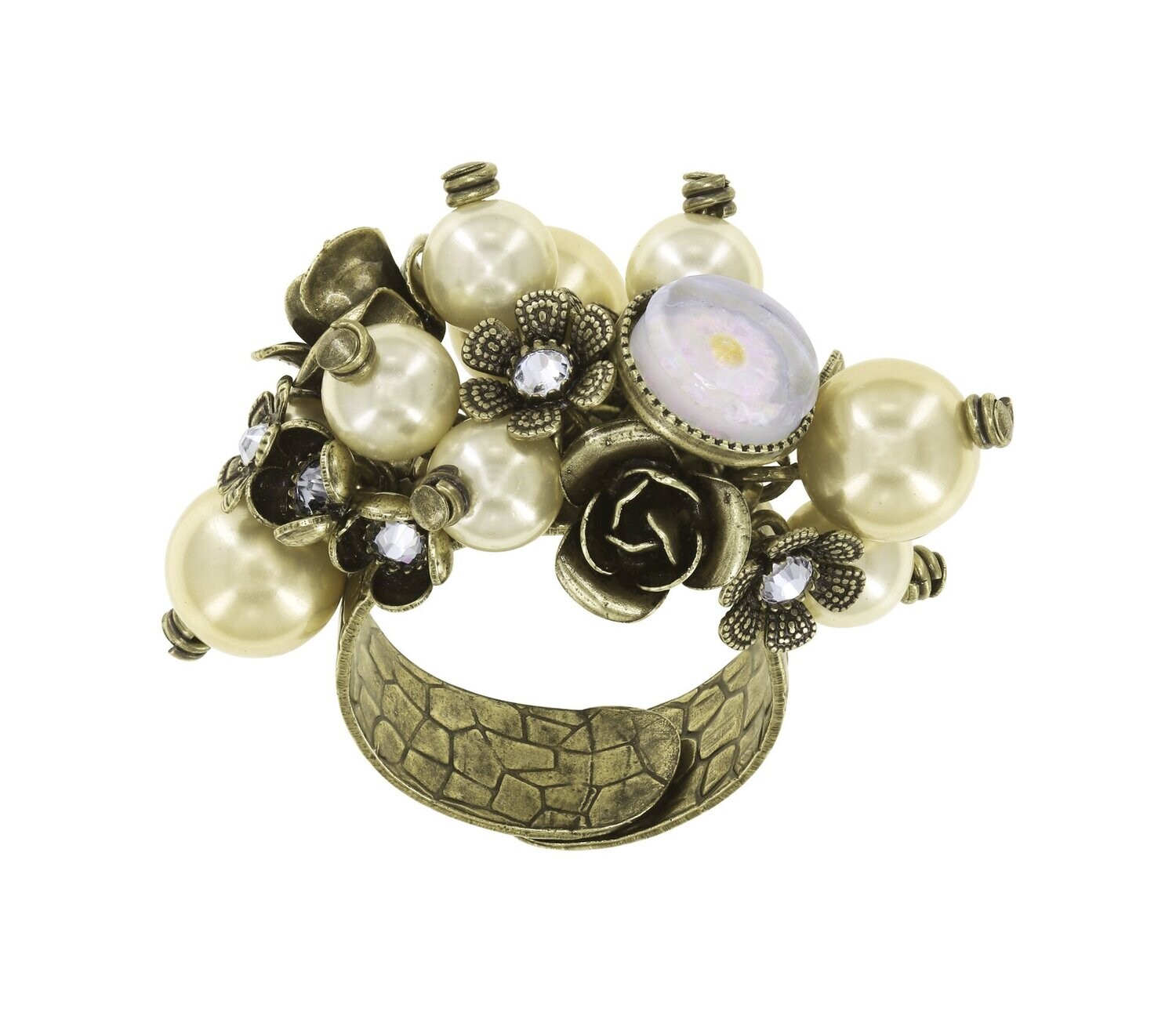 Konplott Ring "Love, Hope and Destiny" white