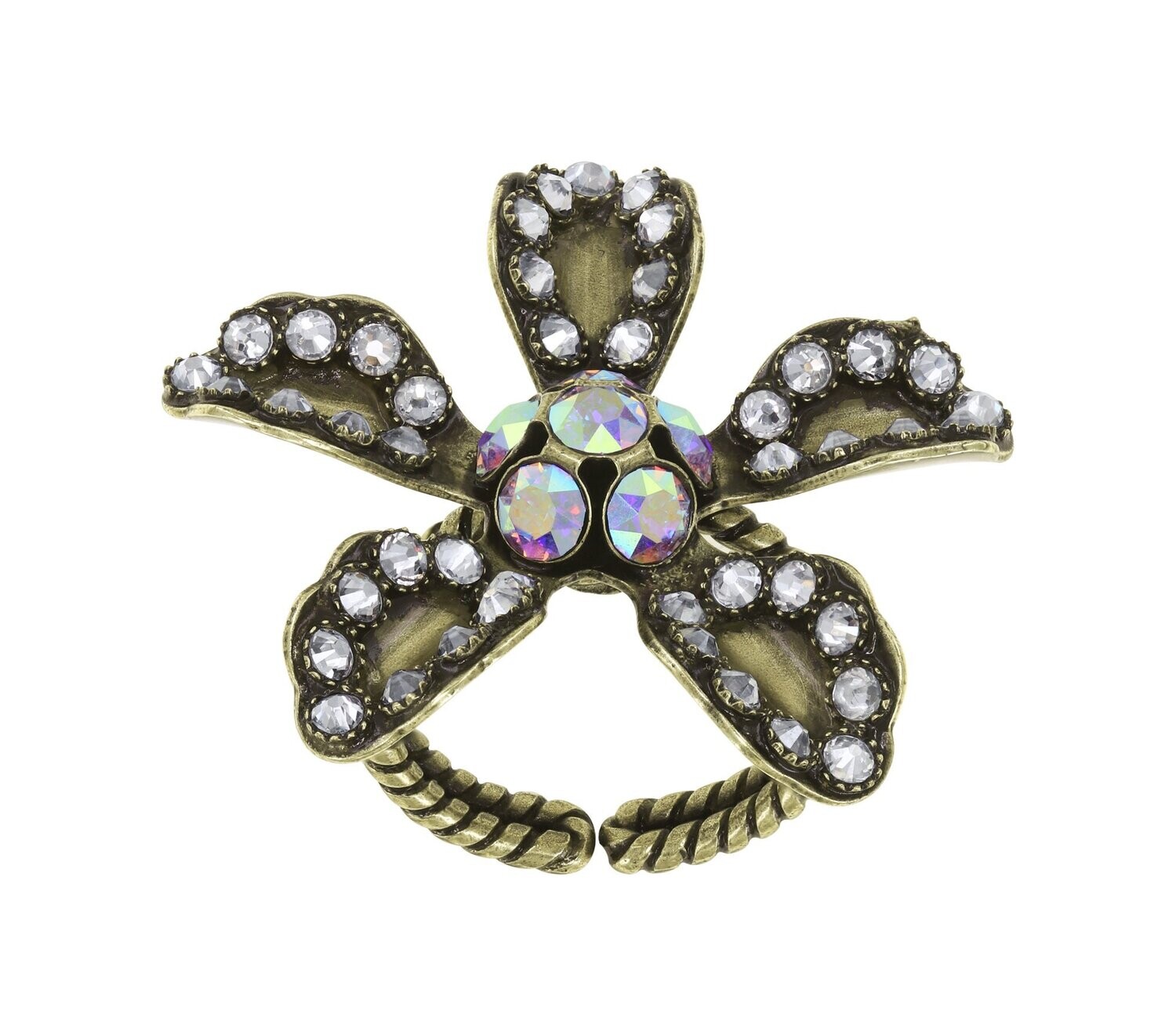 Konplott Ring "Clubbing Bugs" white