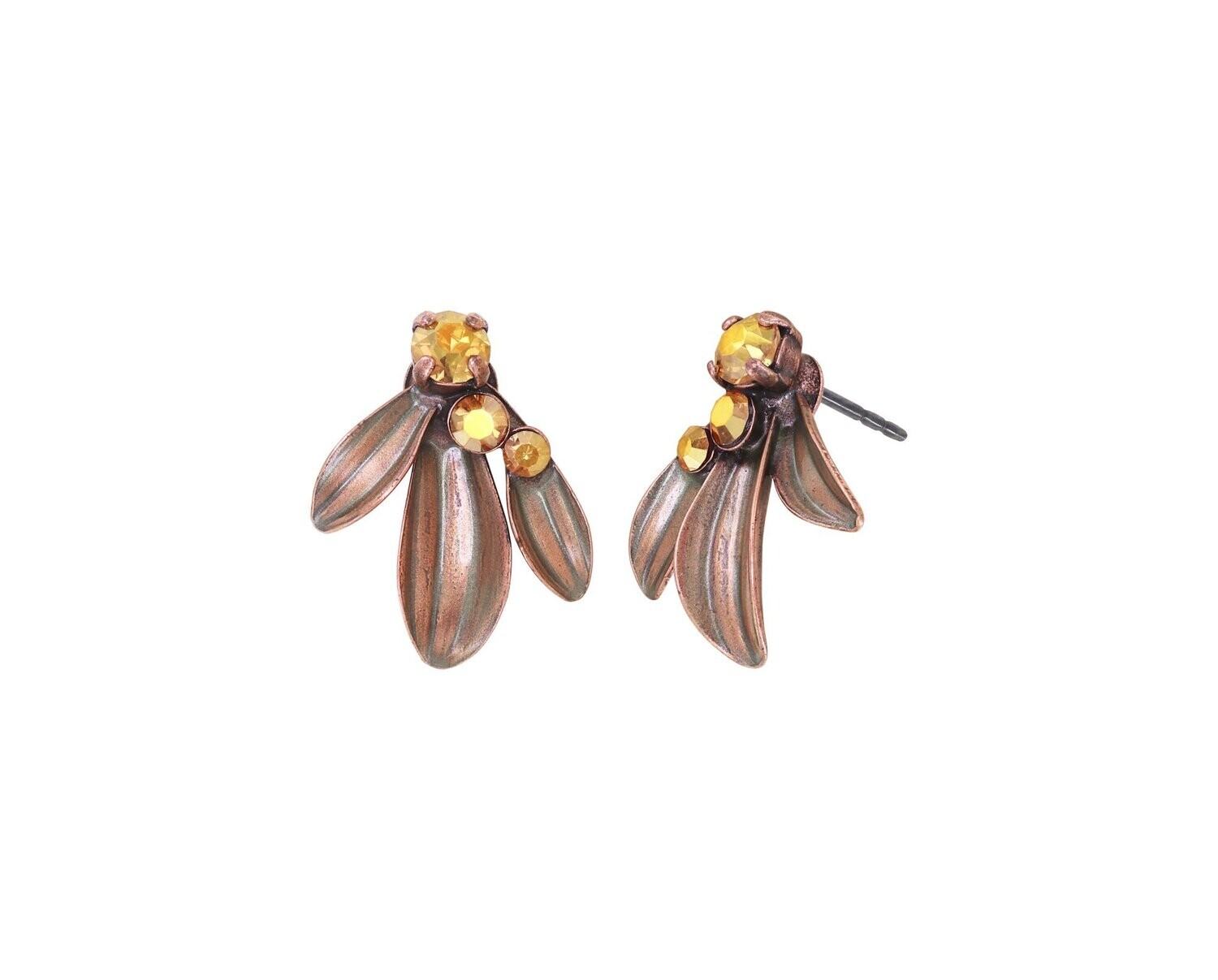 Konplott Ohrstecker "Crystal Forest" pink