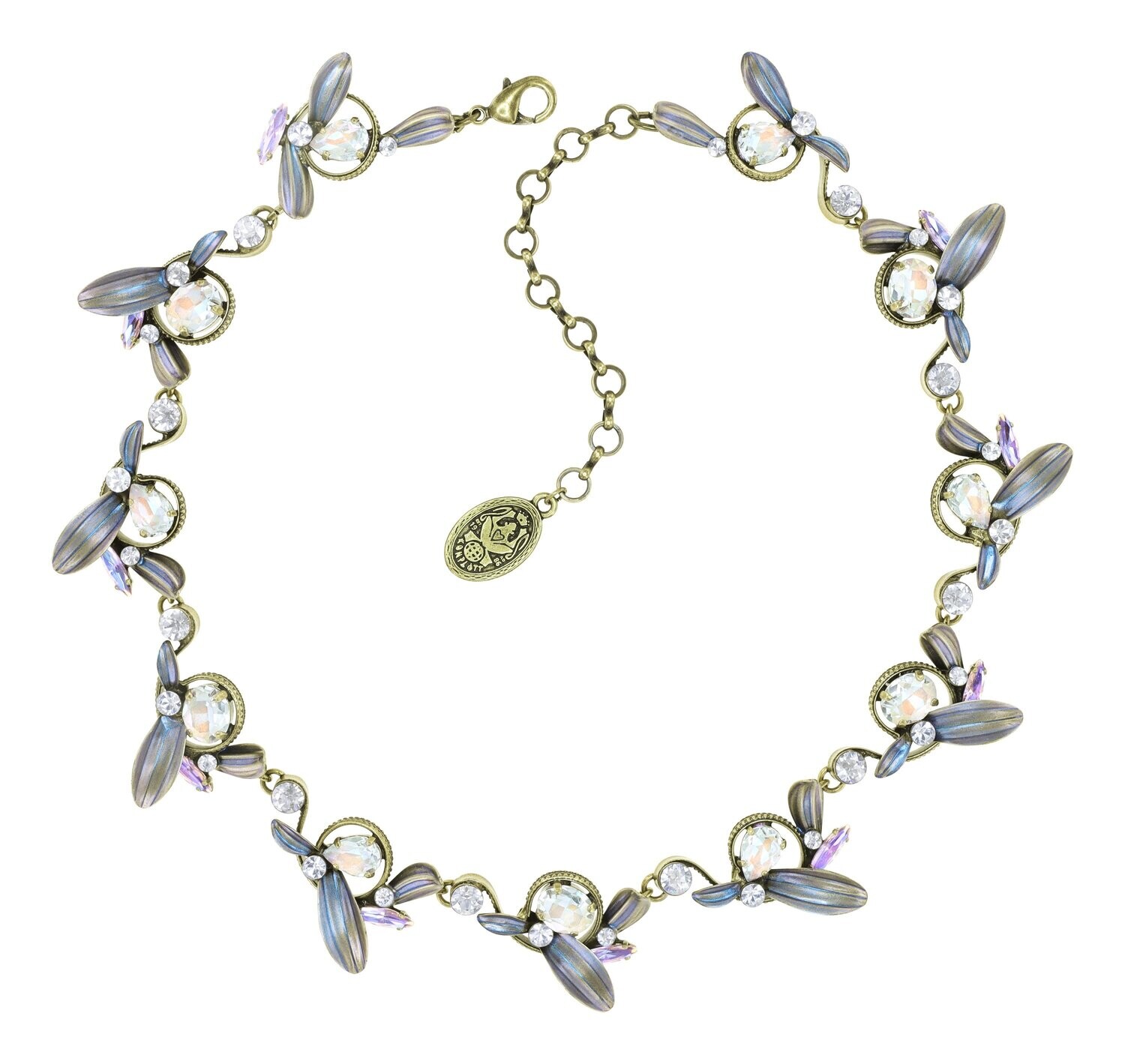 Konplott Kette "Crystal Forest" white