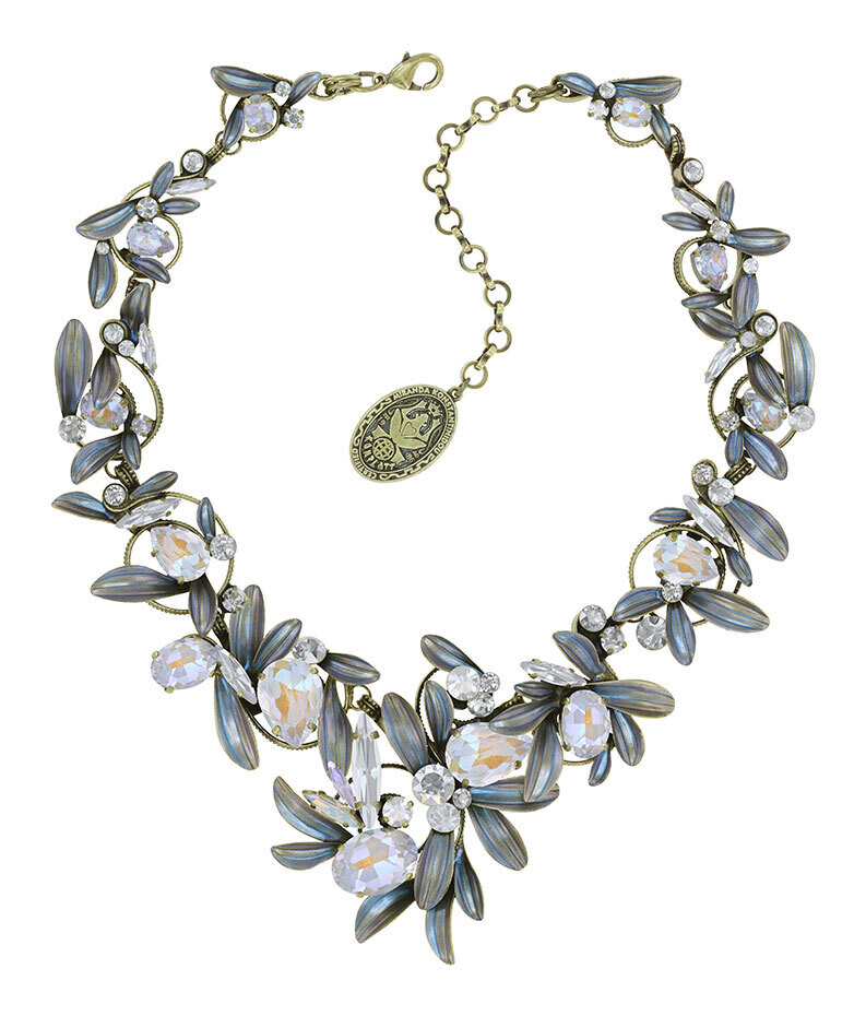 Konplott Collier "Crystal Forest" white