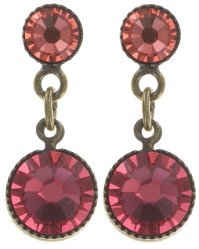 ​Konplott Ohrringe "Waterfalls" fuchsia