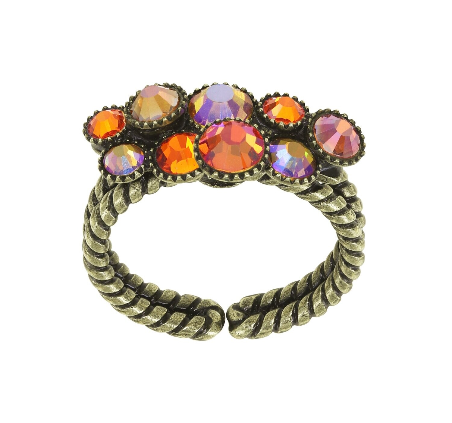Konplott Ring "Water Cascade" orange