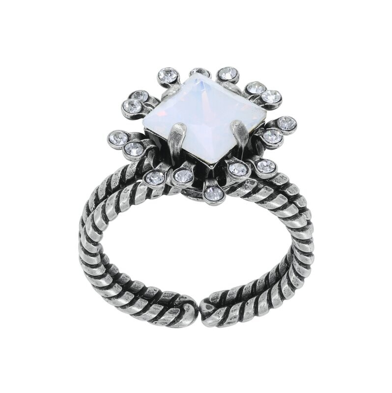 Konplott Ring Konplott Ring "Petit Four Carre" white