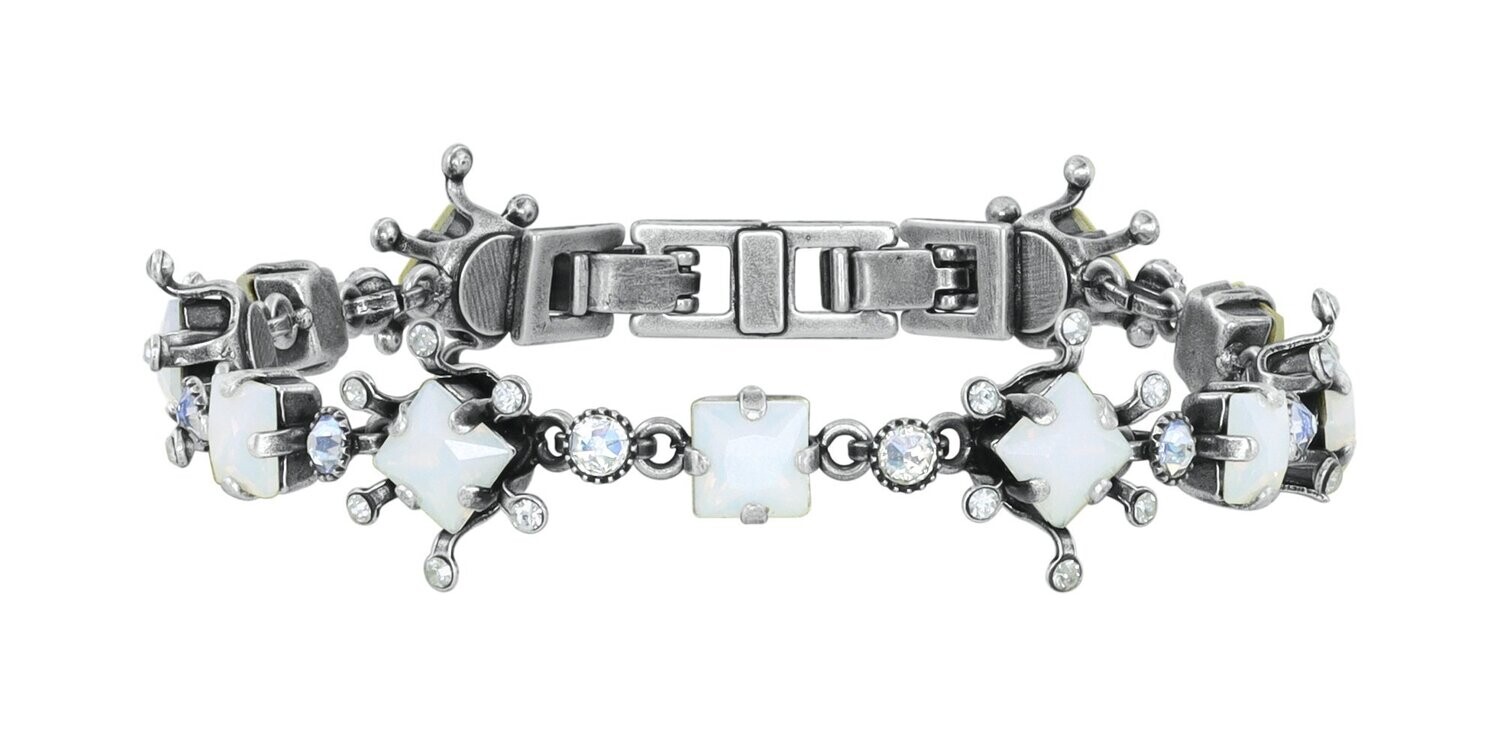 Konplott Armband "Petit Flour Carre" white