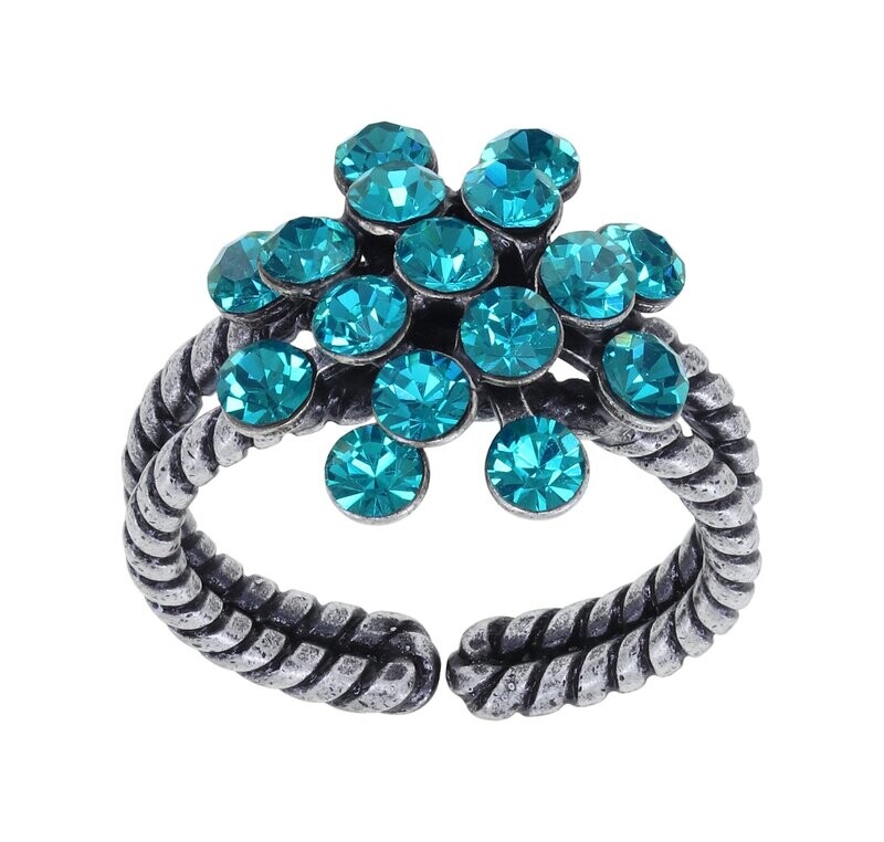 Konplott Ring Konplott Ring "Magic Fireball" blue/ green