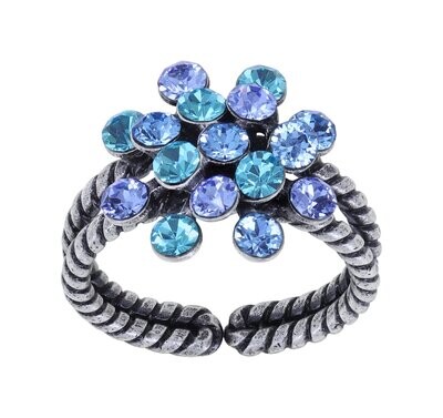Konplott Ring "Magic Fireball" blue