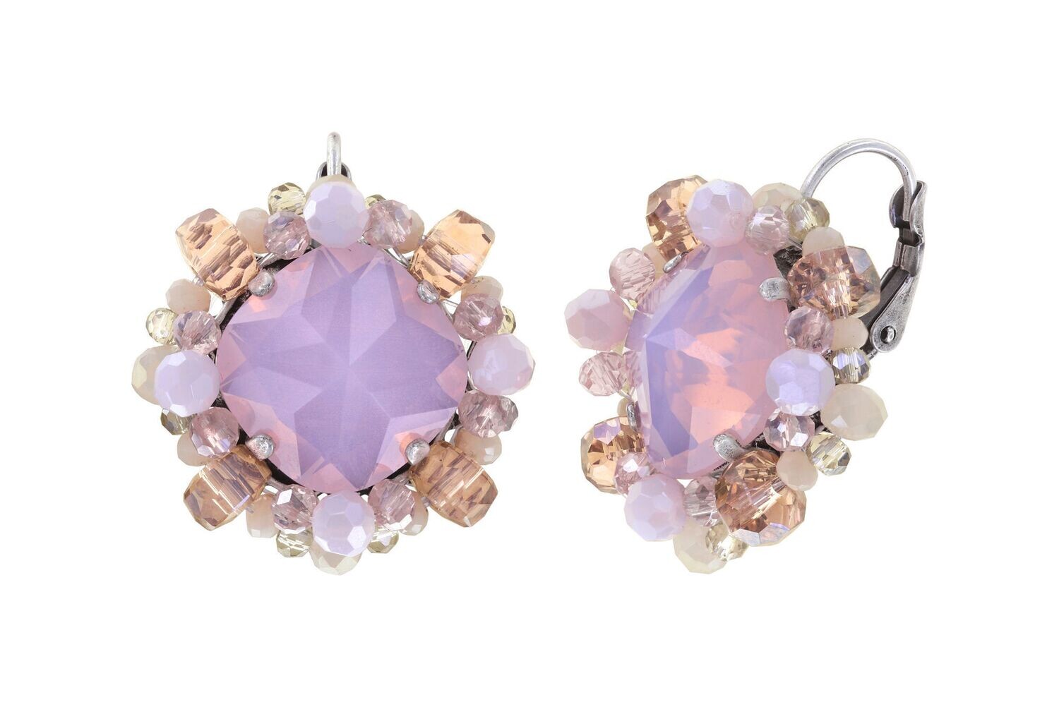 ​Konplott Ohrringe "Bead Snake Jelly" rose