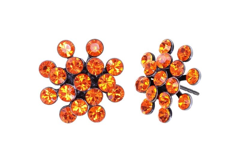 Konplott Ohrstecker "Magic Fireball" orange