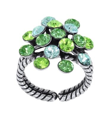 Konplott Ring "Magic Fireball" green