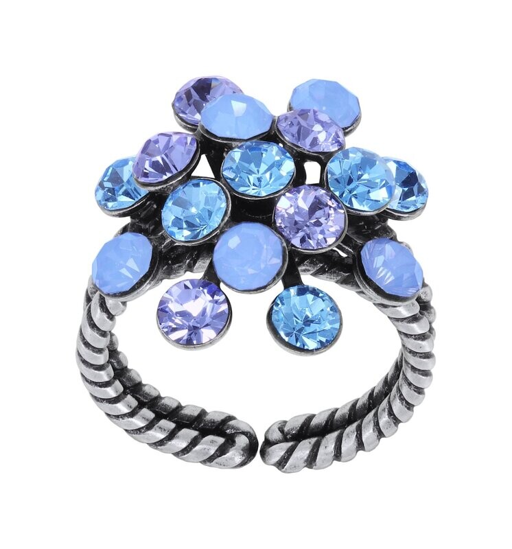 Konplott Ring "Magic Fireball" blue