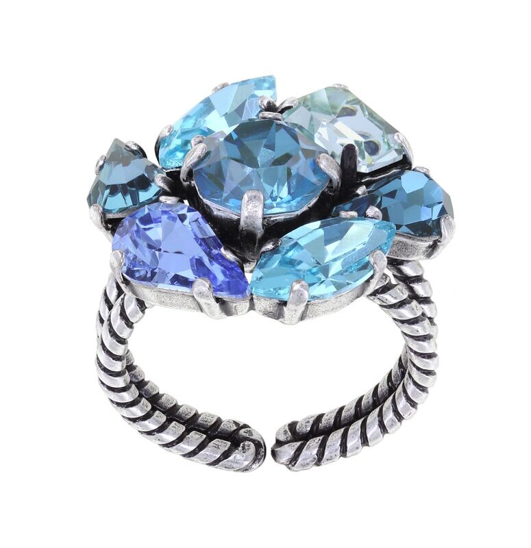 Konplott Ring Konplott Ring "Afternoon Tea de Luxe" blue