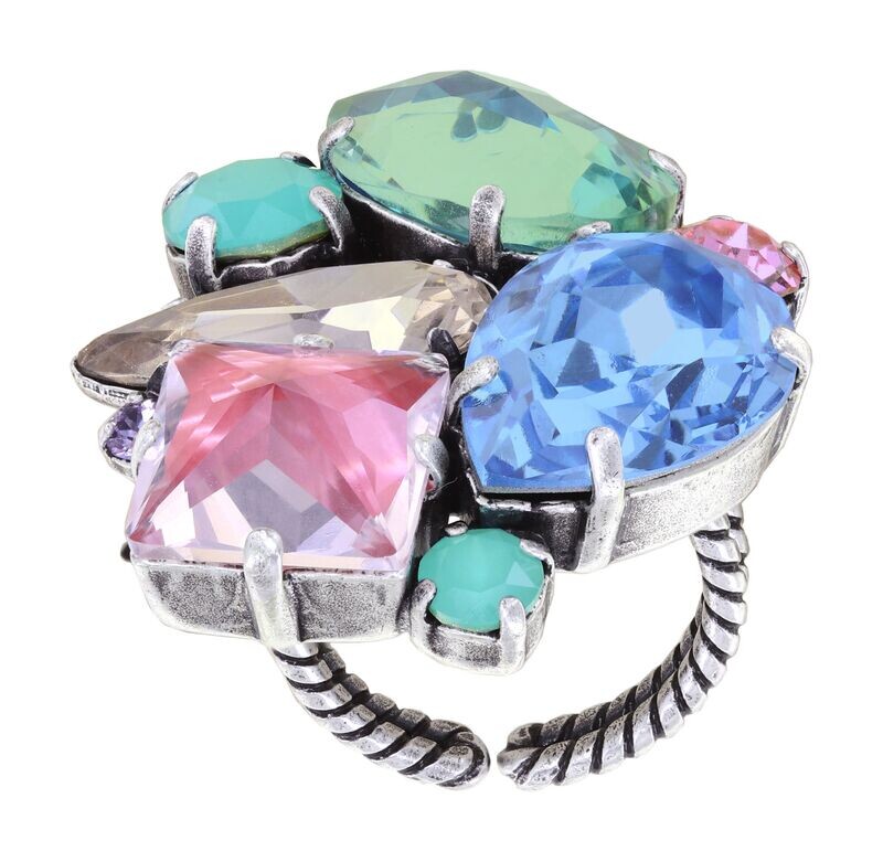 Konplott Ring "Afternoon Tea de Luxe" pastel multi