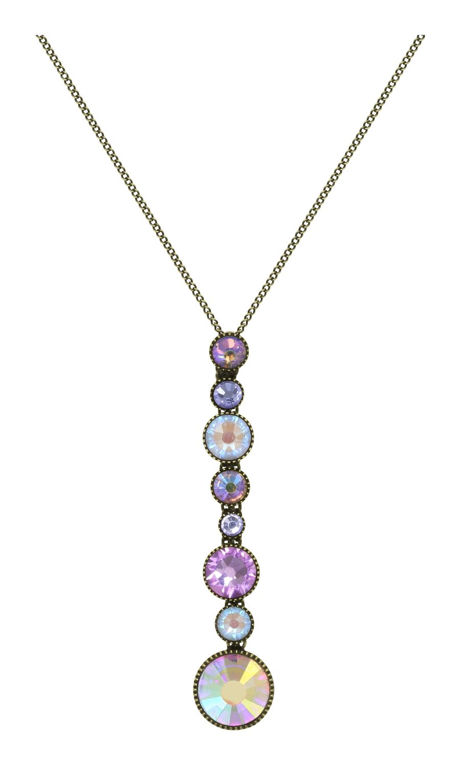 Konplott Kette   "Water Cascade Glam"  lila