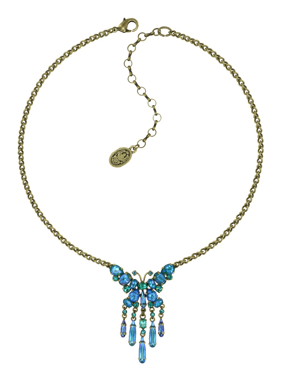 Konplott Kette "Butterfly Dance" blue