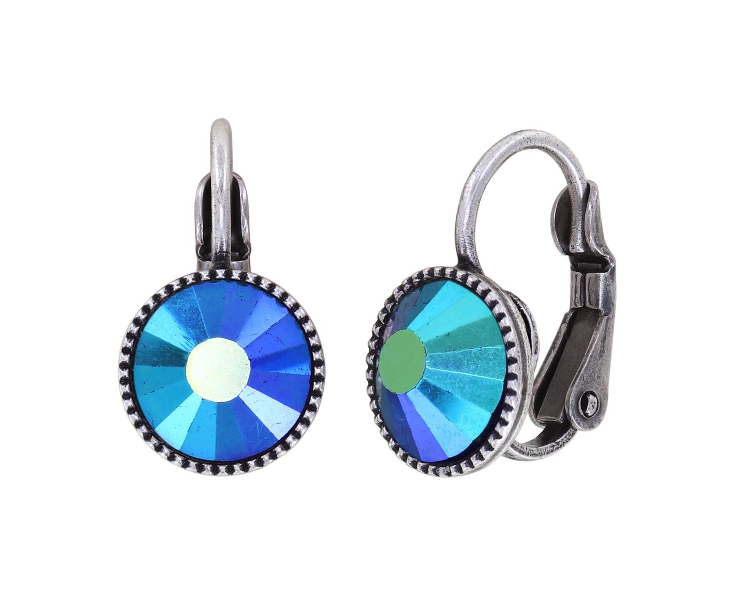 Konplott Ohrringe "Black Jack" blue/green