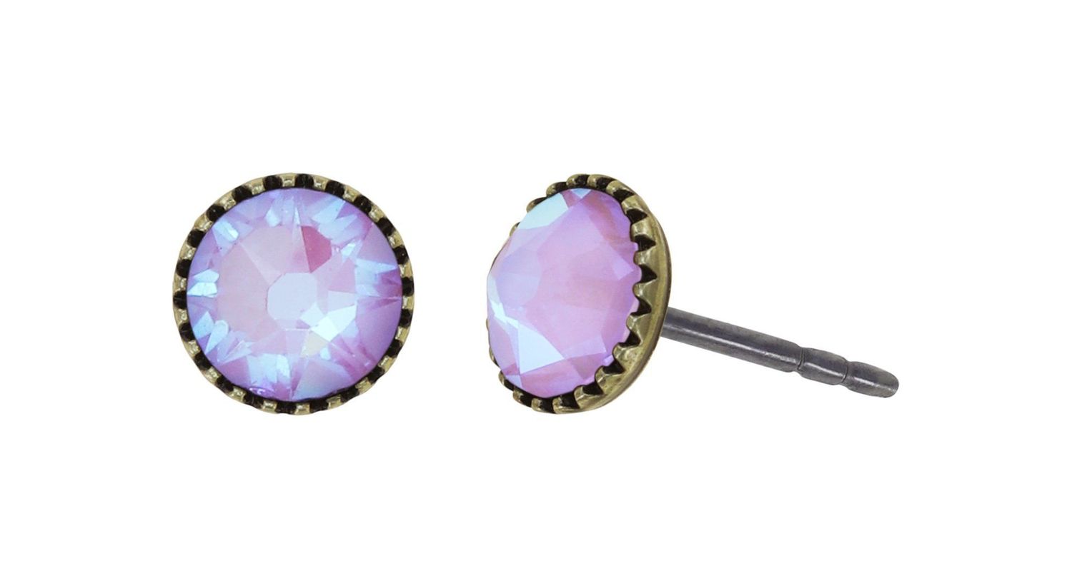 Konplott Ohrringe "Black Jack" lila lavender de lite