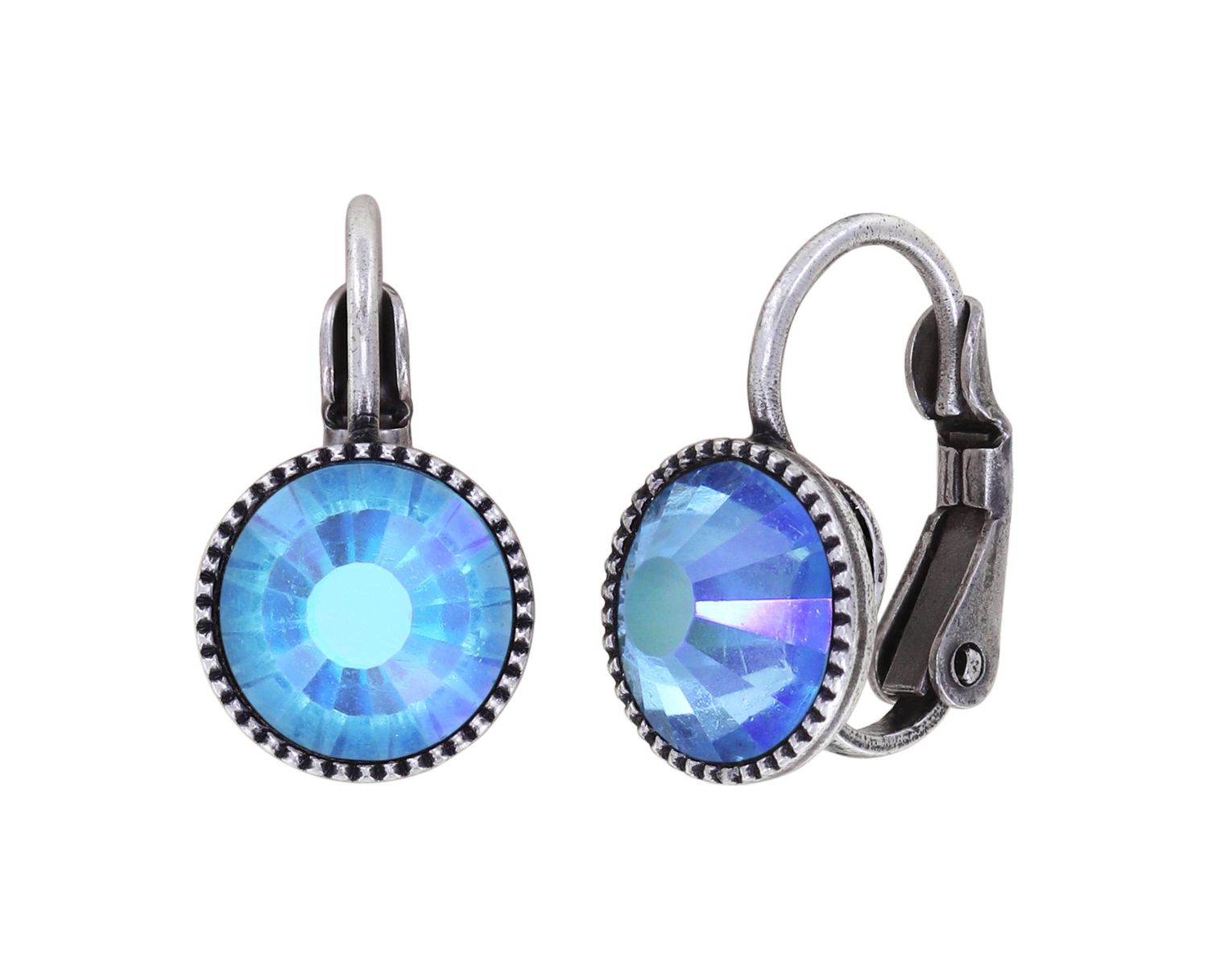 Konplott Ohrringe "Black Jack" light blue