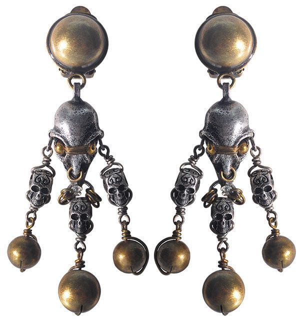 ​Konplott Clips "Spell on you" silver/brass