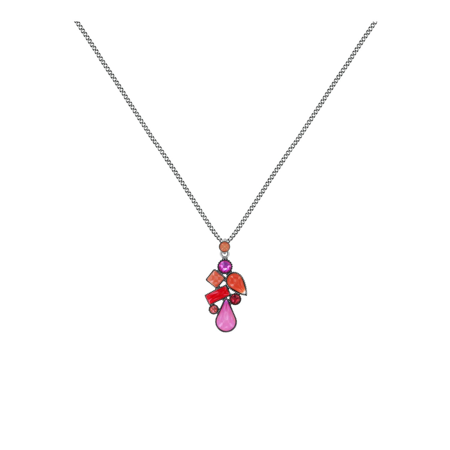 Konplott Kette mit Anhänger "Afternoon Bling" red