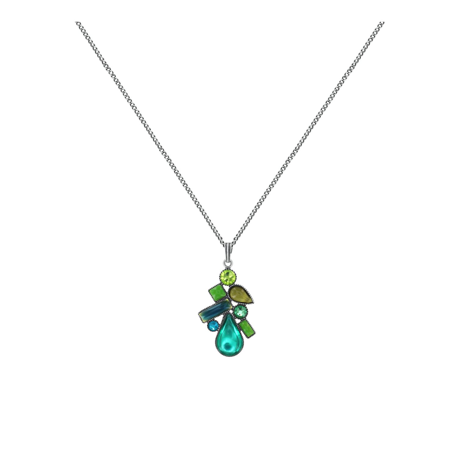 Konplott Kette mit Anhänger "Afternoon Bling" green
