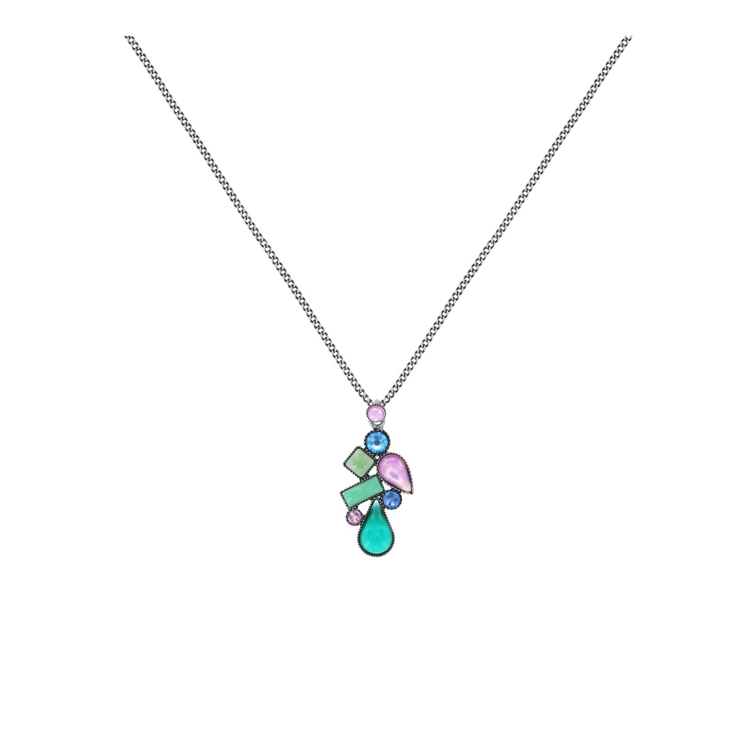 Konplott Kette mit Anhänger "Afternoon Bling" pastel multi