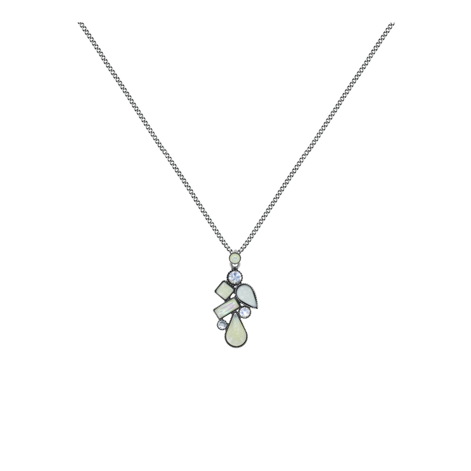 Konplott Kette mit Anhänger "Afternoon Bling" white